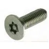 10 Stück Sicherheitsschrauben Senkkopf DIN 7991 TORX+PIN A2 M4X40