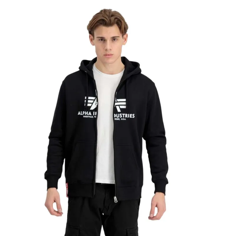 Alpha Industries Basic Zip Hoodie black