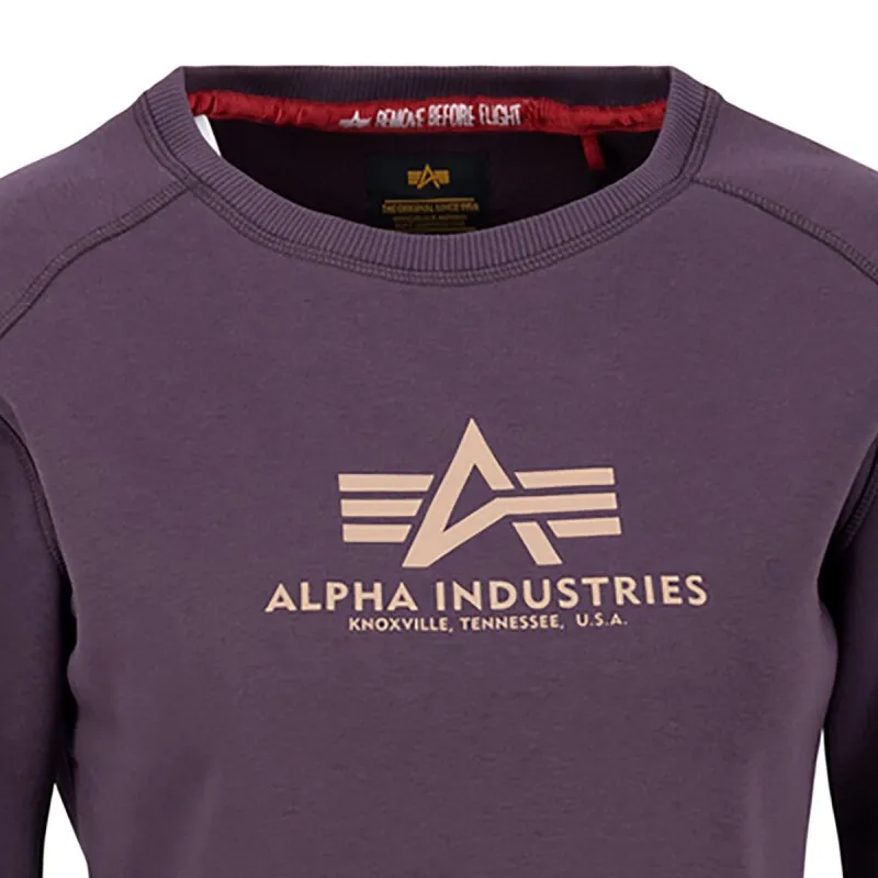 Alpha Industries Damen New Basic Sweater Wmn plum