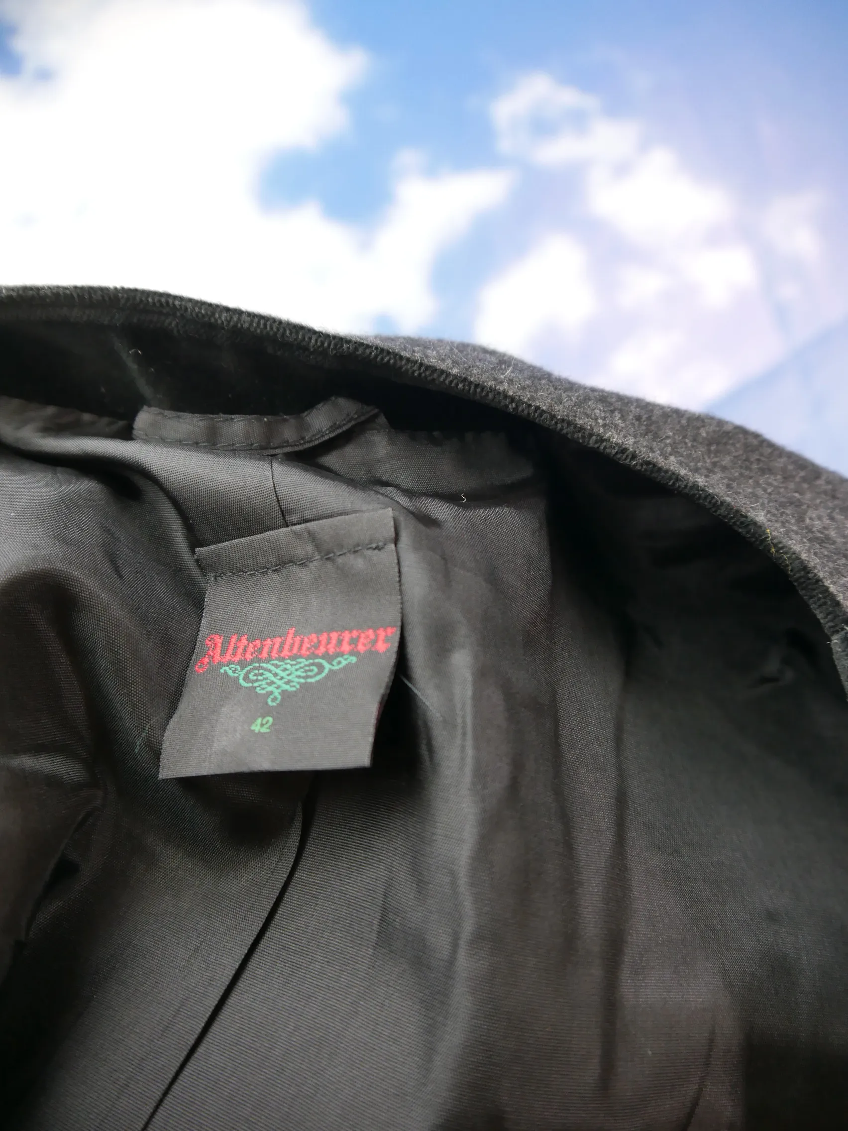 Altenbeurer neuwertig Janker mit Münzknopf fabelhafte Trachtenjacke Jacke Gr.42