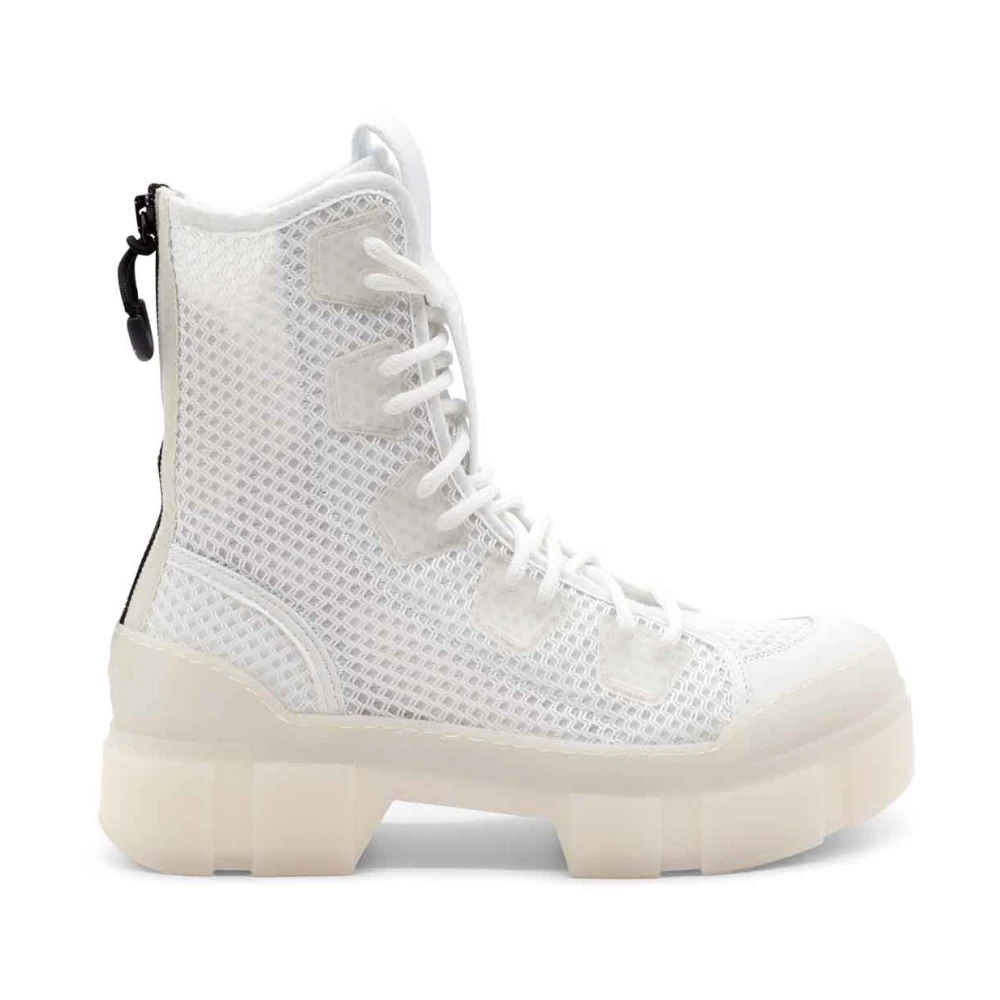 Amphibian Trekk-Mesh Weiße Sneakers