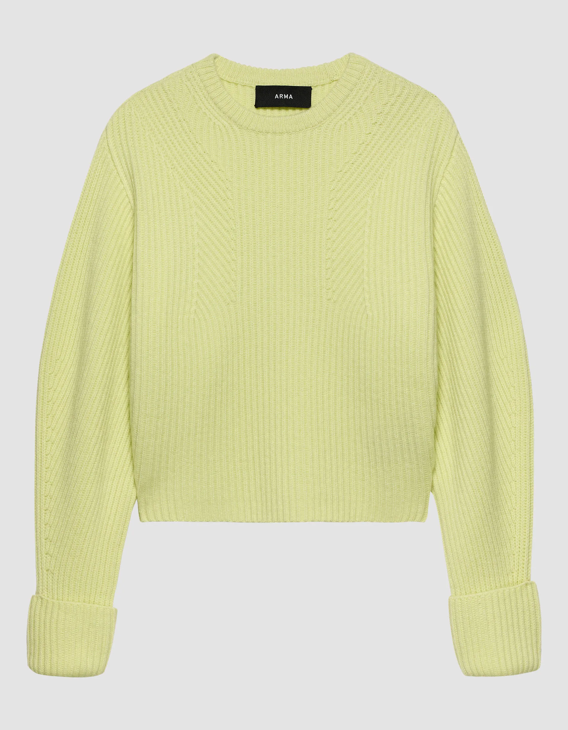 ARMA Stella Herb Green // Oversize Kaschmir-Pullover