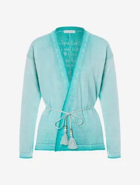 Bio-Strickjacke Mein Glück