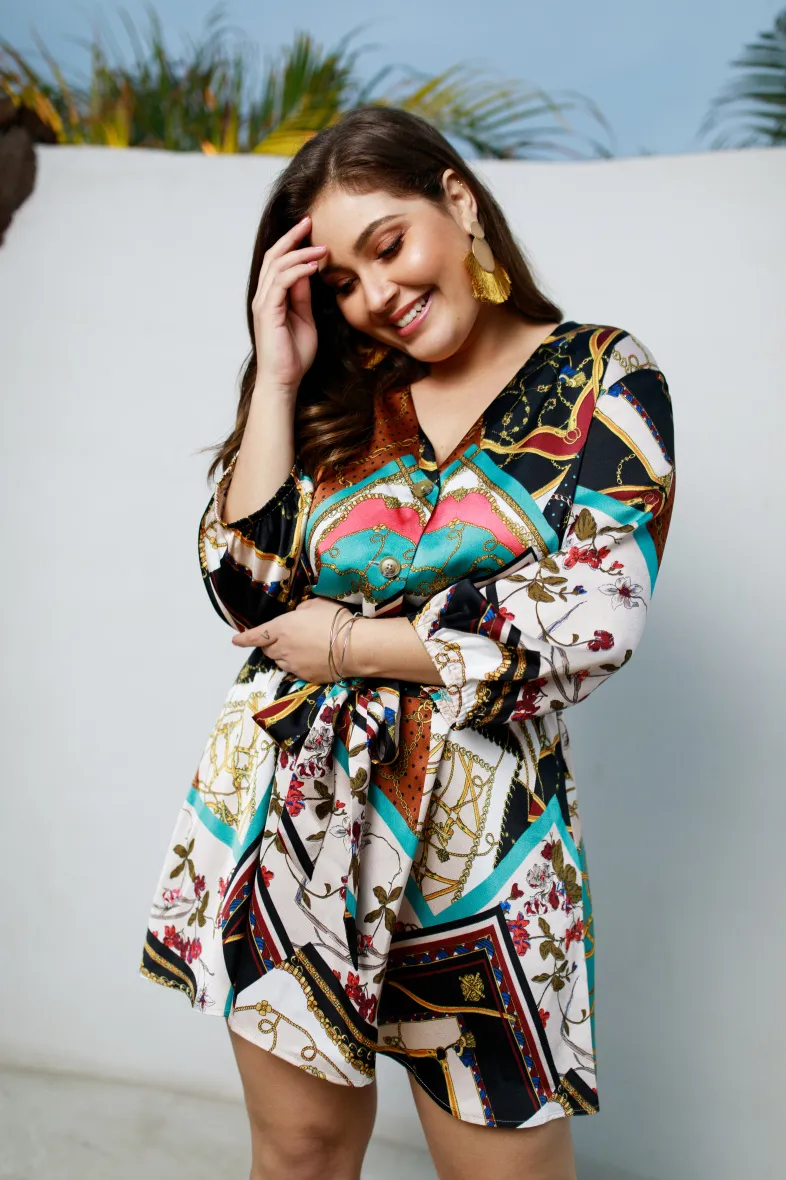 Blaues Kleid