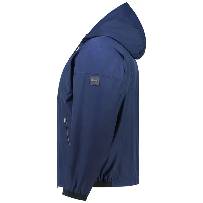 BOSS Freizeitjacke, wasserabweisend, dunkelblau 