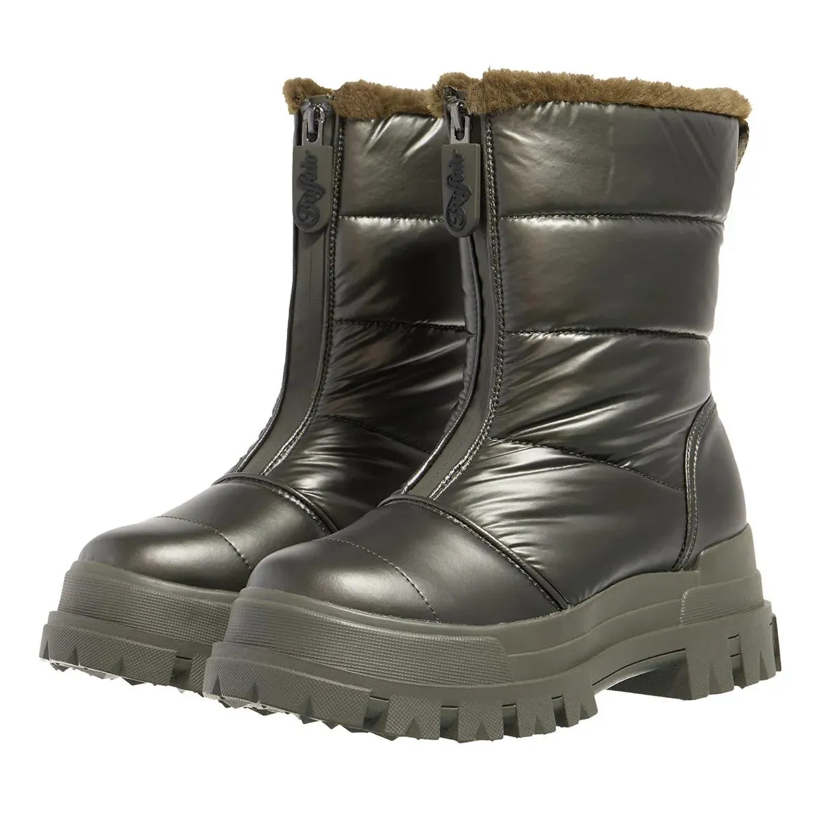   Buffalo  Aspha Quilt Zip Khaki  Winterstiefel 