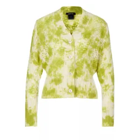   CALIBAN  Strickjacke V00019 LIME  Kaschmir-Strickjacke 