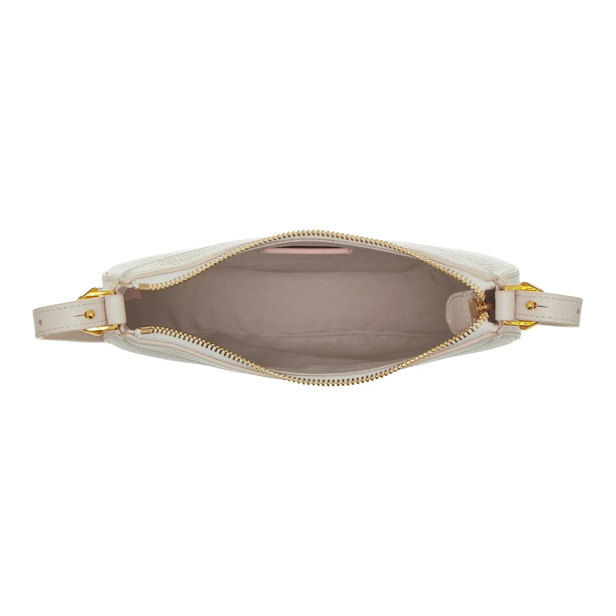   Coccinelle  Coccinellewhisper Lambskin White  Crossbody Bag 