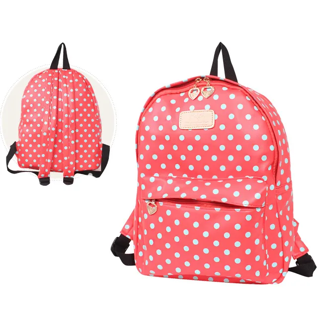 Cute Simple Elegant Polka-dot Backpack