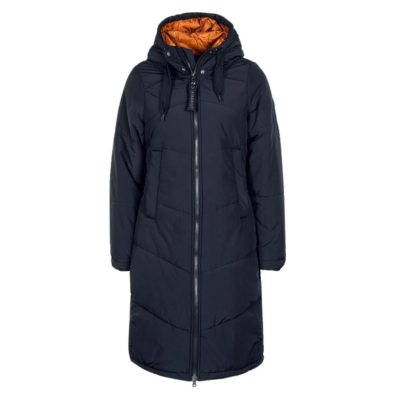 Damen Mantel - Paddie Coat Oversized Stepped - Black