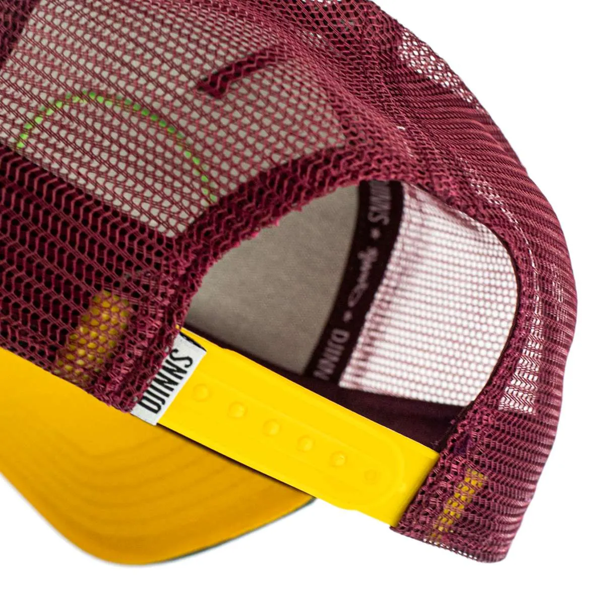Djinns DNC Scull HFT Trucker Cap 1005363 - grau-grün-weinrot