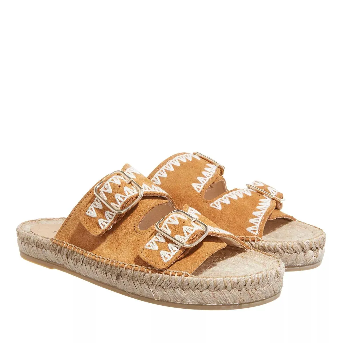   Espadrij l’originale  Claquette Decore Cognac  Sandale 