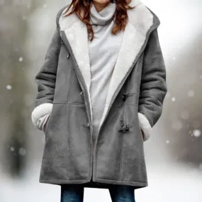 Heidi-Mode | Elegance Faux Shearling Mantel für Frauen