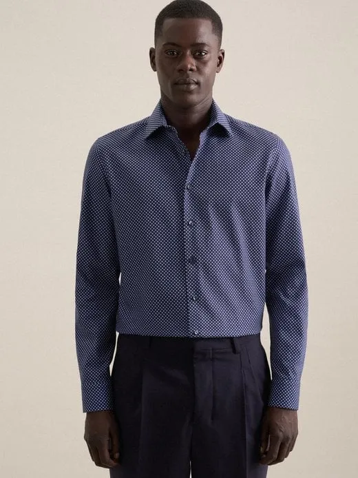 Herren Business Hemd - Slim Langarm