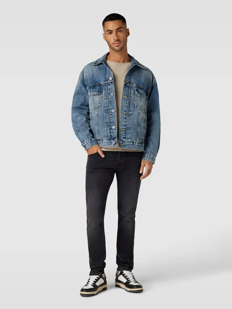 Jack & Jones Slim Fit Jeans im 5-Pocket-Design Modell 'GLENN' (black) online kaufen