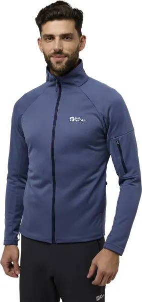 Jack Wolfskin Alpgrat Full Zip M - Herren Midlayer für Freeski oder Skitouren