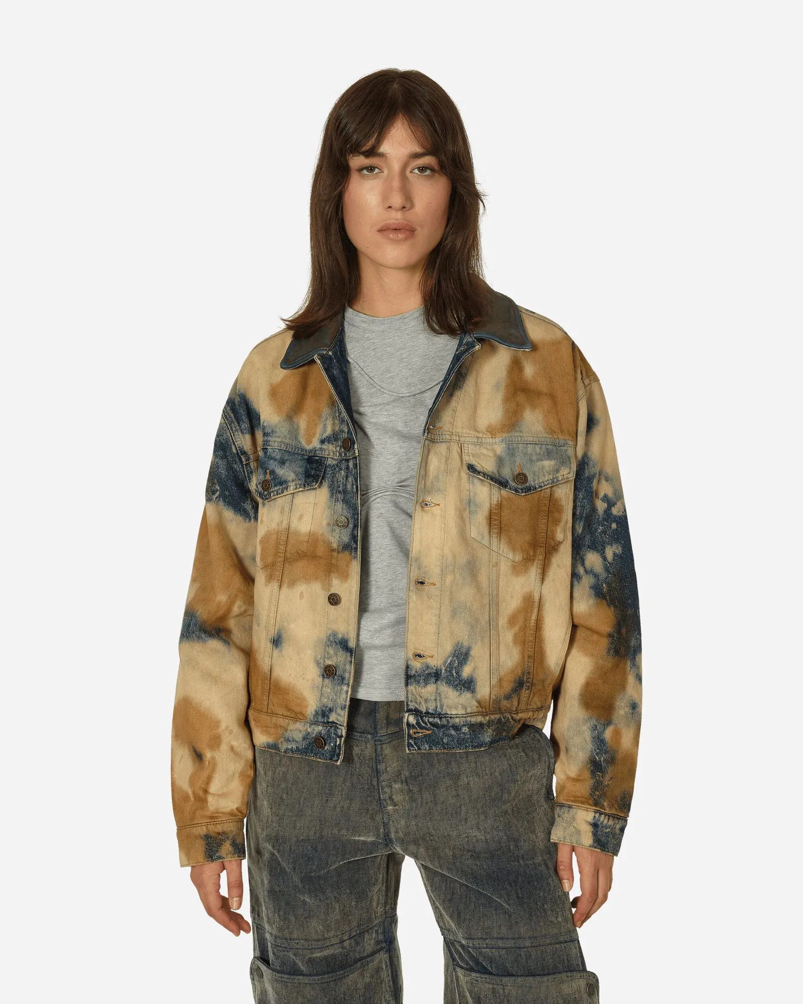 Jacke GUESS Bleached Denim Jacket Acid Savas Wash M3BU97D4S12 F33D