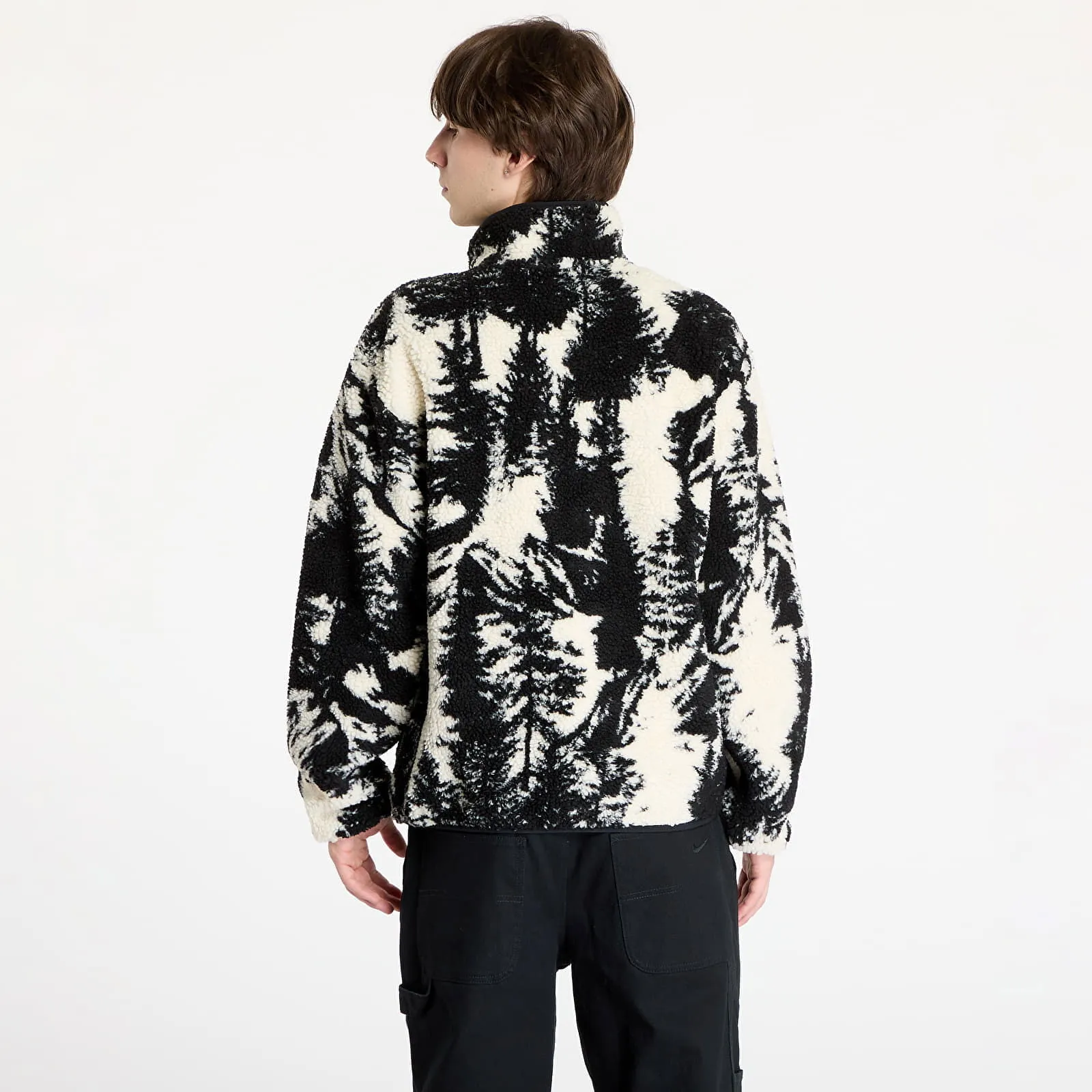 Jacke Napapijri T-Argient Aop Track Jacket Black/ White NP0A4HZJF9R1