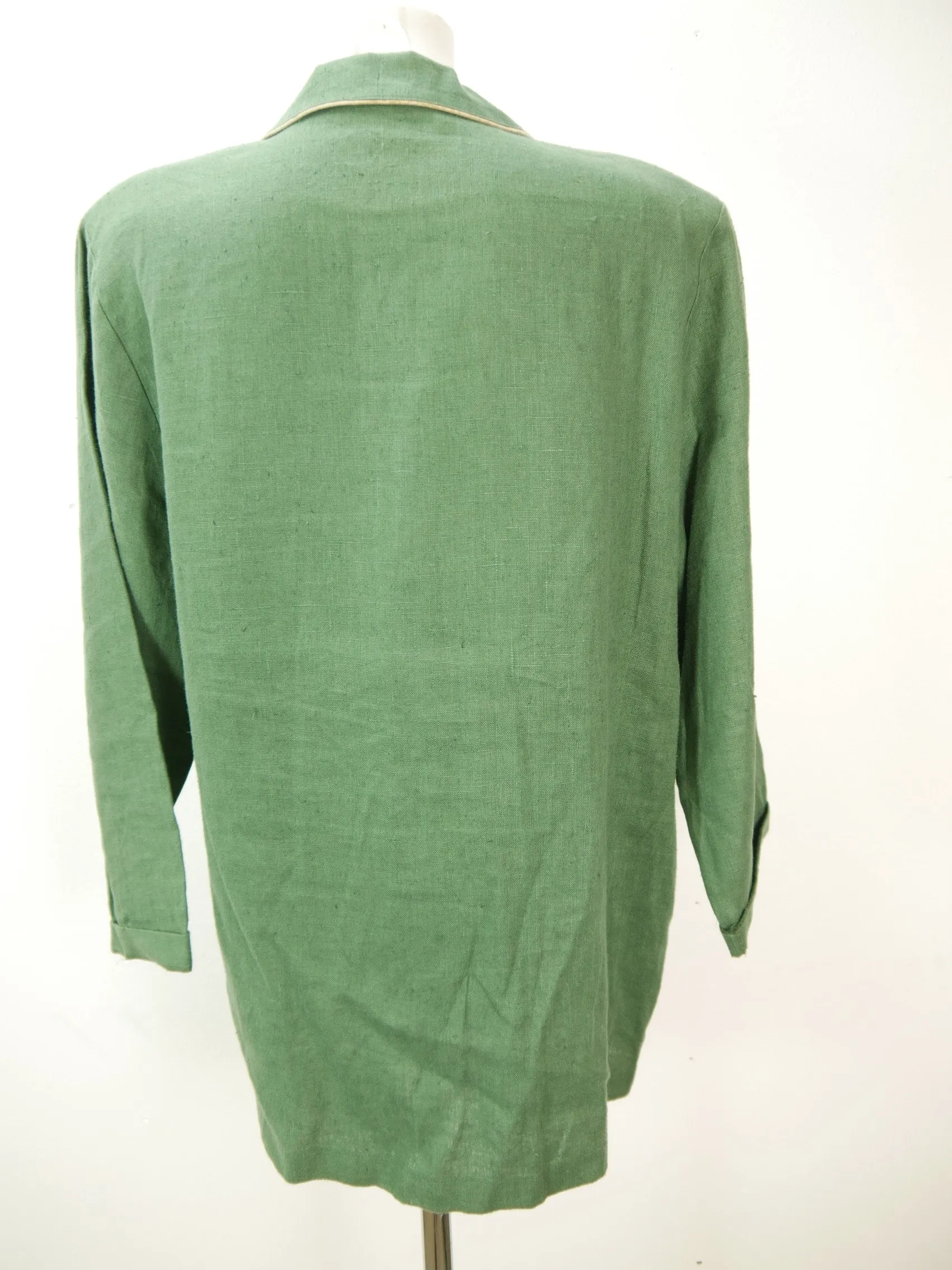 Janker grün mit Edelweiß Stickerei herrlich süße Trachtenjacke Jacke Gr.44