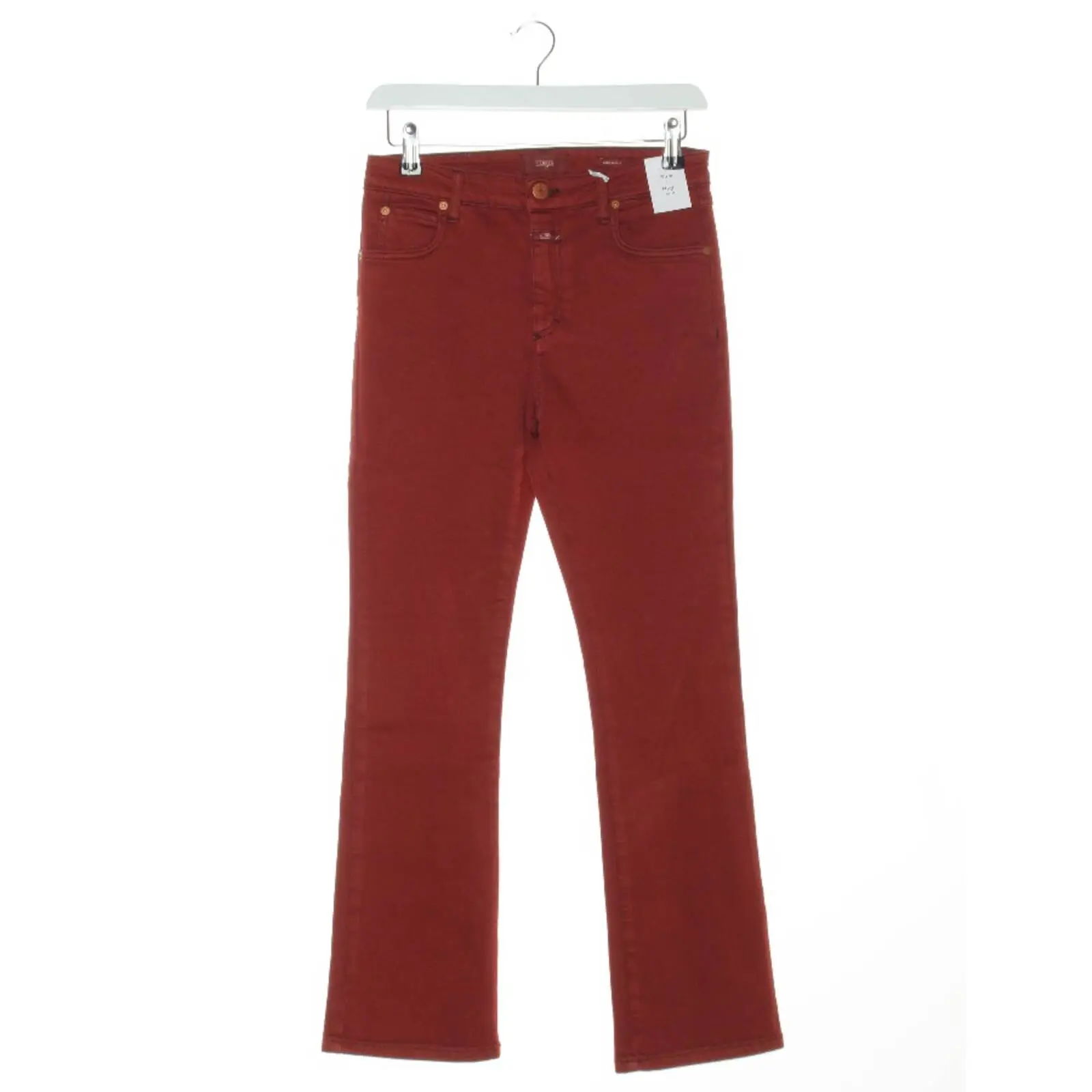 Jeans Straight Fit W26 Bordeaux