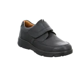 Jomos Halbschuh Slipper Klettverschluss K - Weite schwarz 461406
