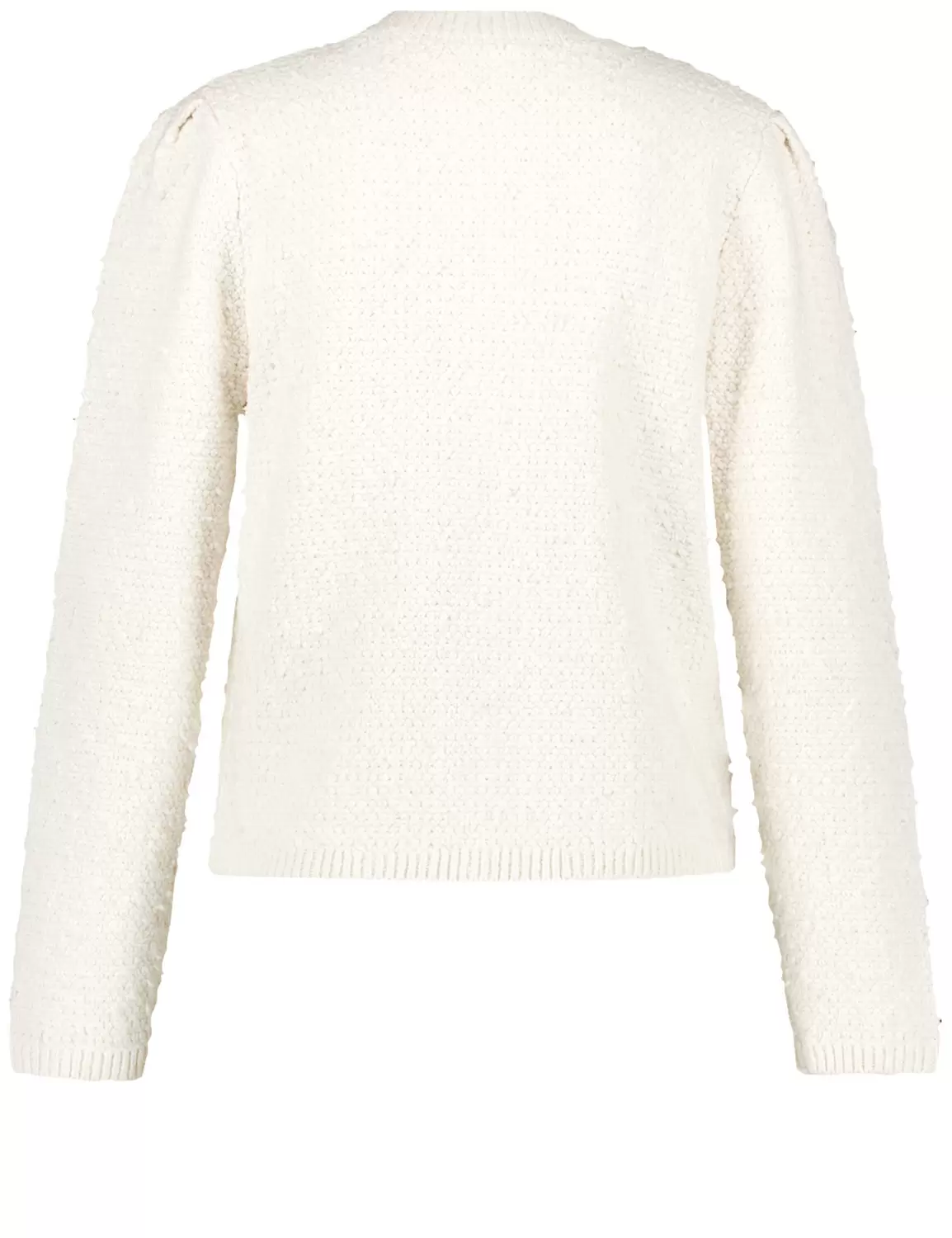 Kastige Strickjacke in Strukturoptik