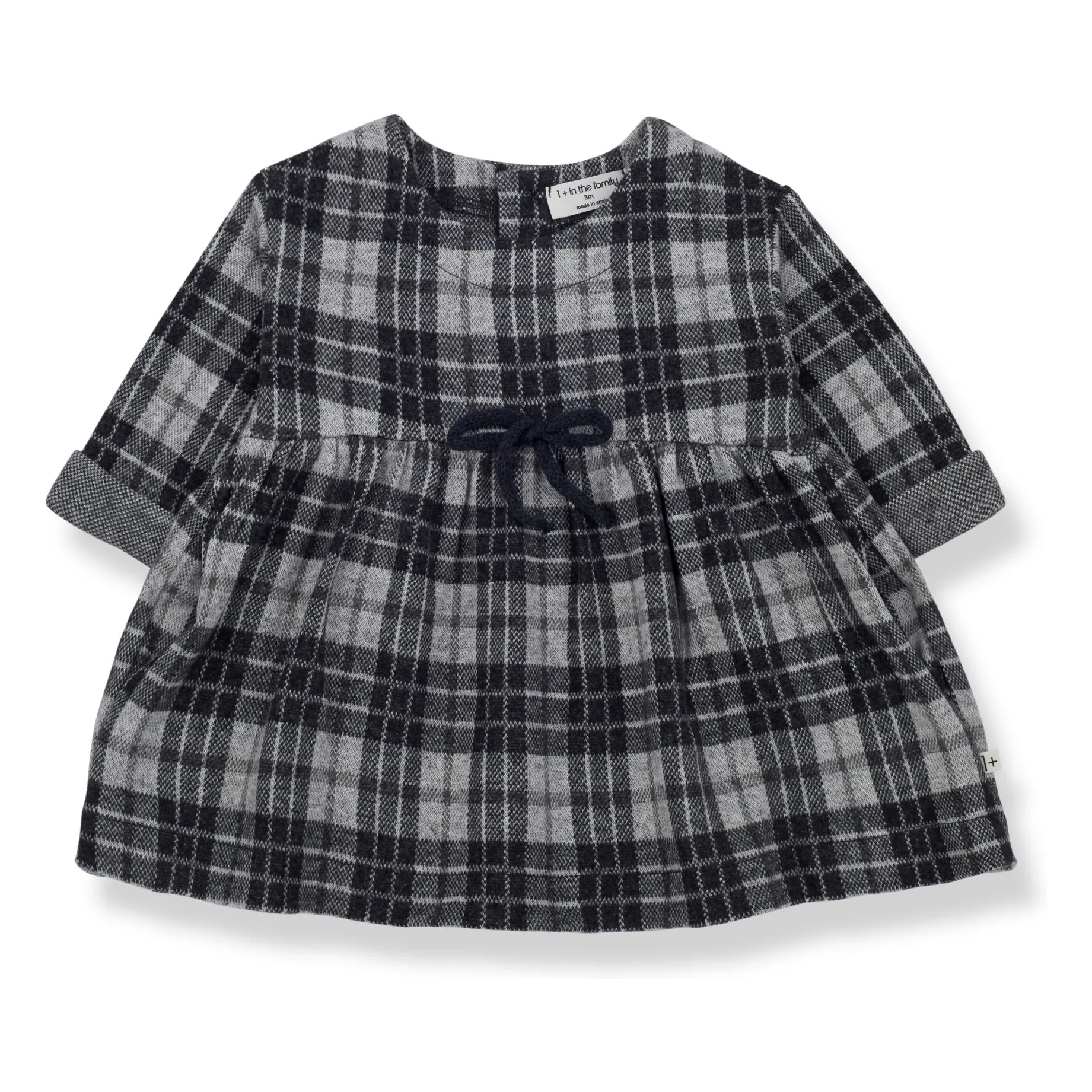 Kleid Claudia Flanell | Kohle