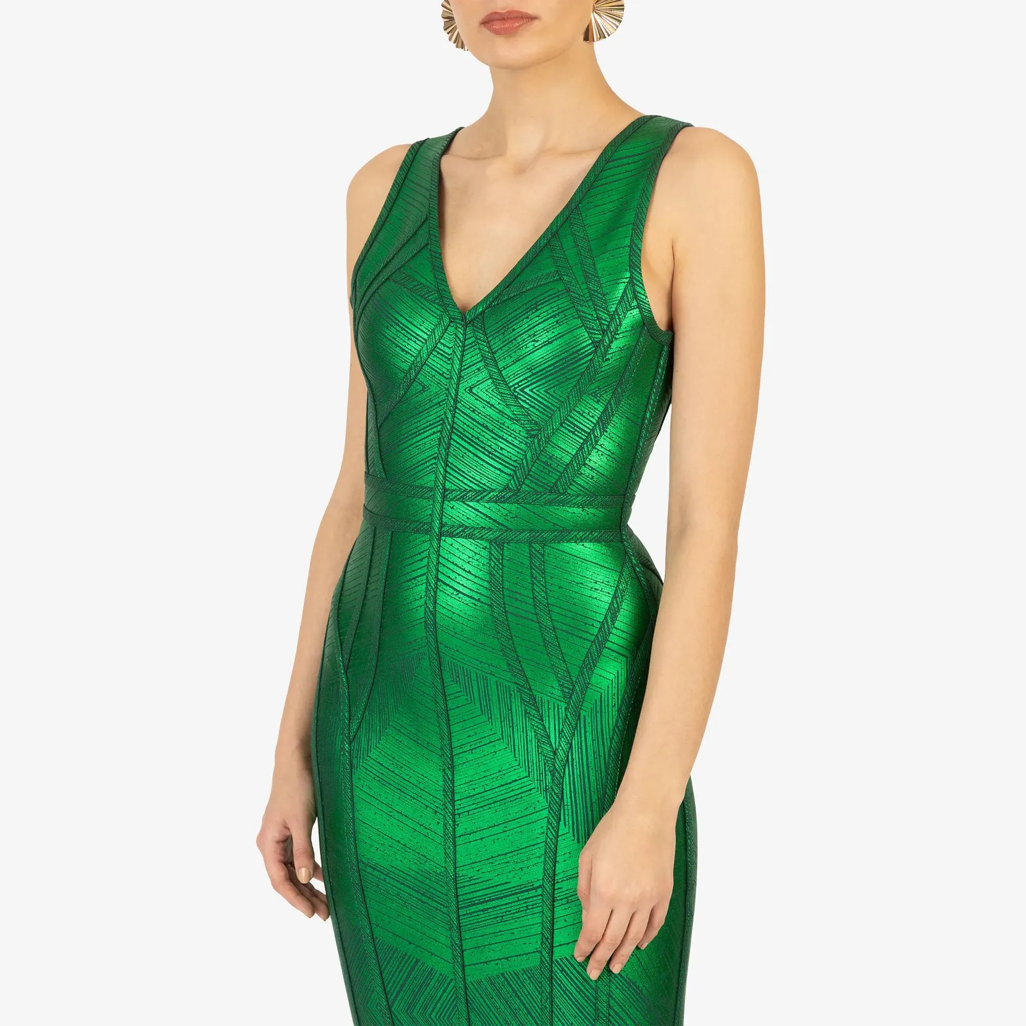   Kraimod  Bandage Kleid grün  Mini-Kleider 