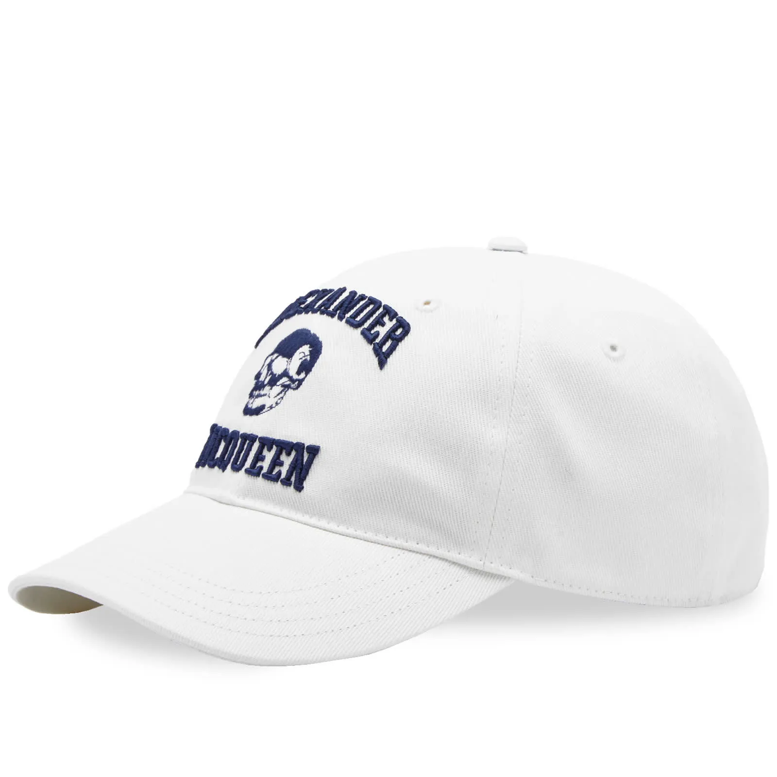Mütze Alexander McQueen Varsity Skull Logo Cap 7594504105Q-9038