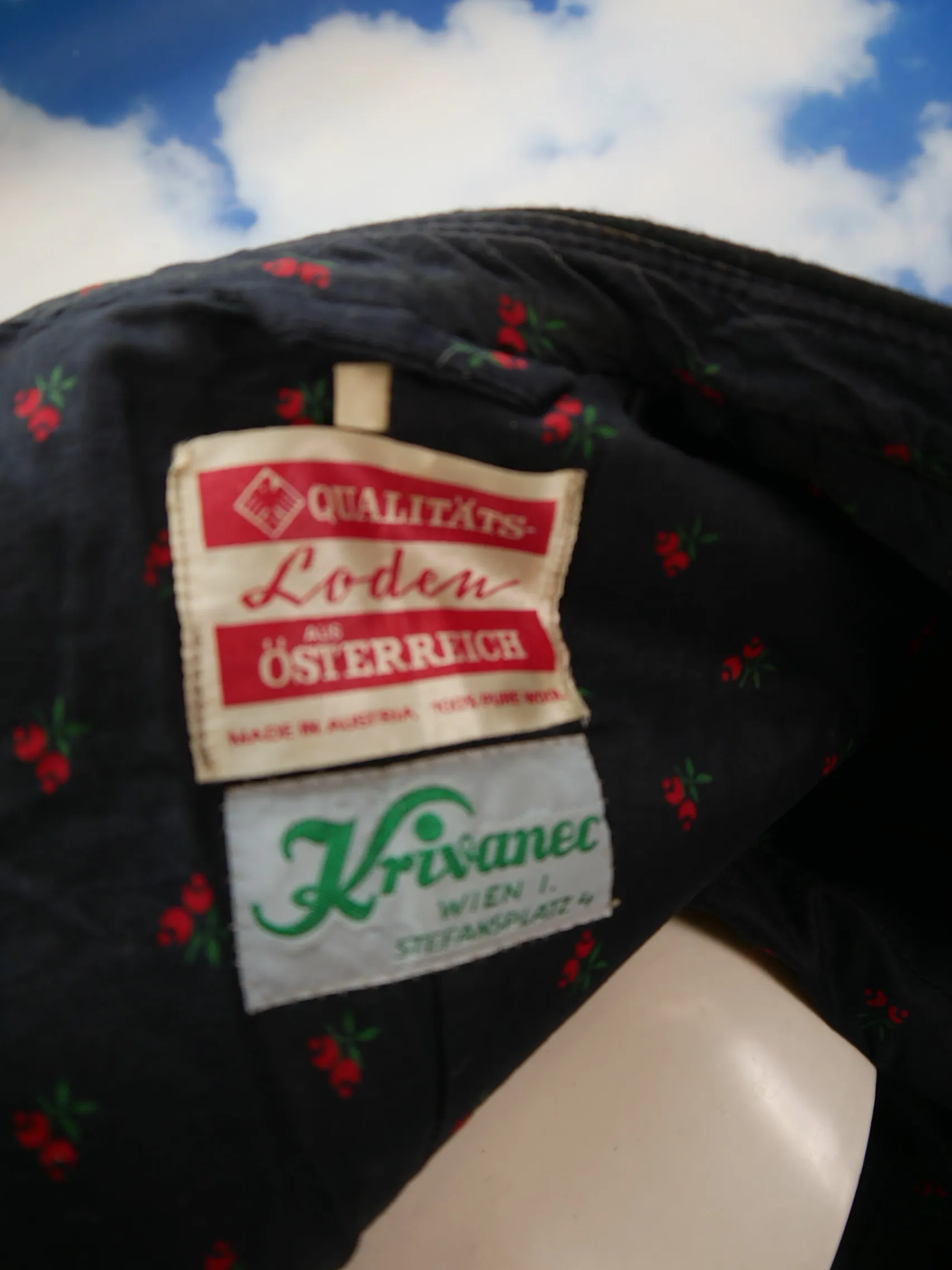 Original 70er Vintage Walkjacke grün echte Münzknöpfe? Trachtenjacke Jacke Gr.40