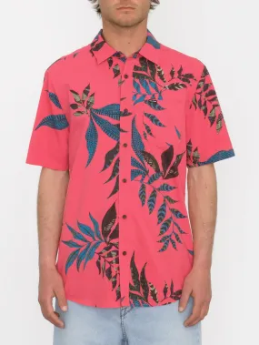 Paradiso Floral Hemd - WASHED RUBY