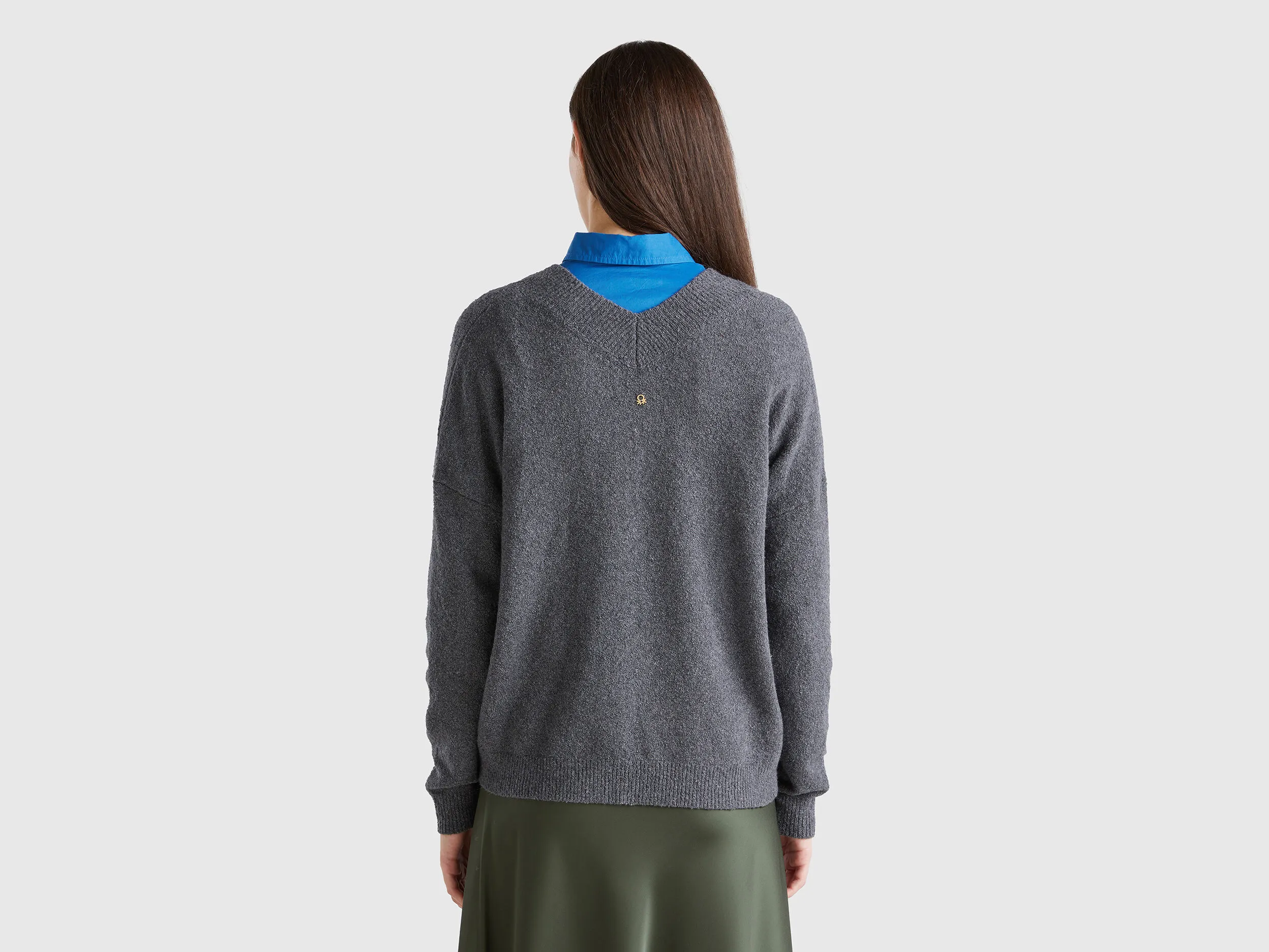 Pullover mit V-Ausschnitt