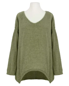 Pullover Oversize für Damen in  oliv von Selected Touch