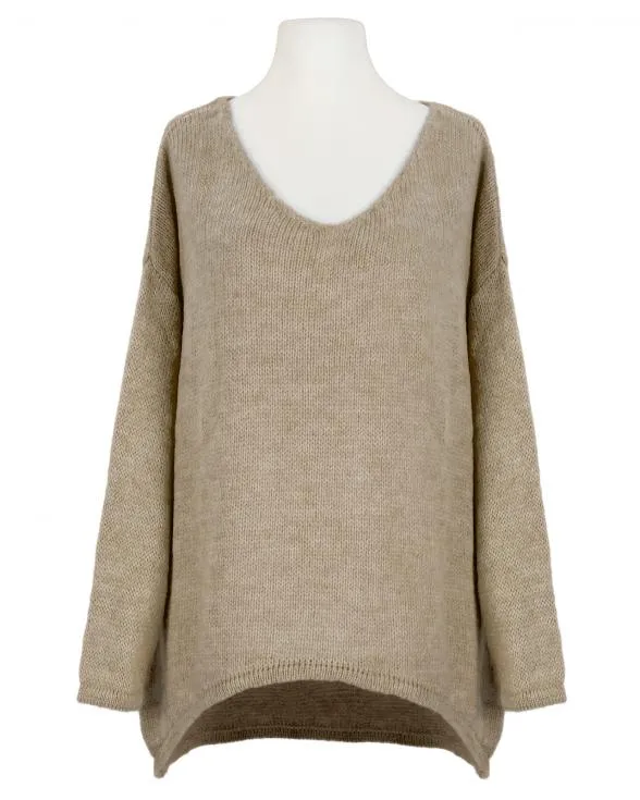 Pullover Oversize für Damen in  taupe von Selected Touch