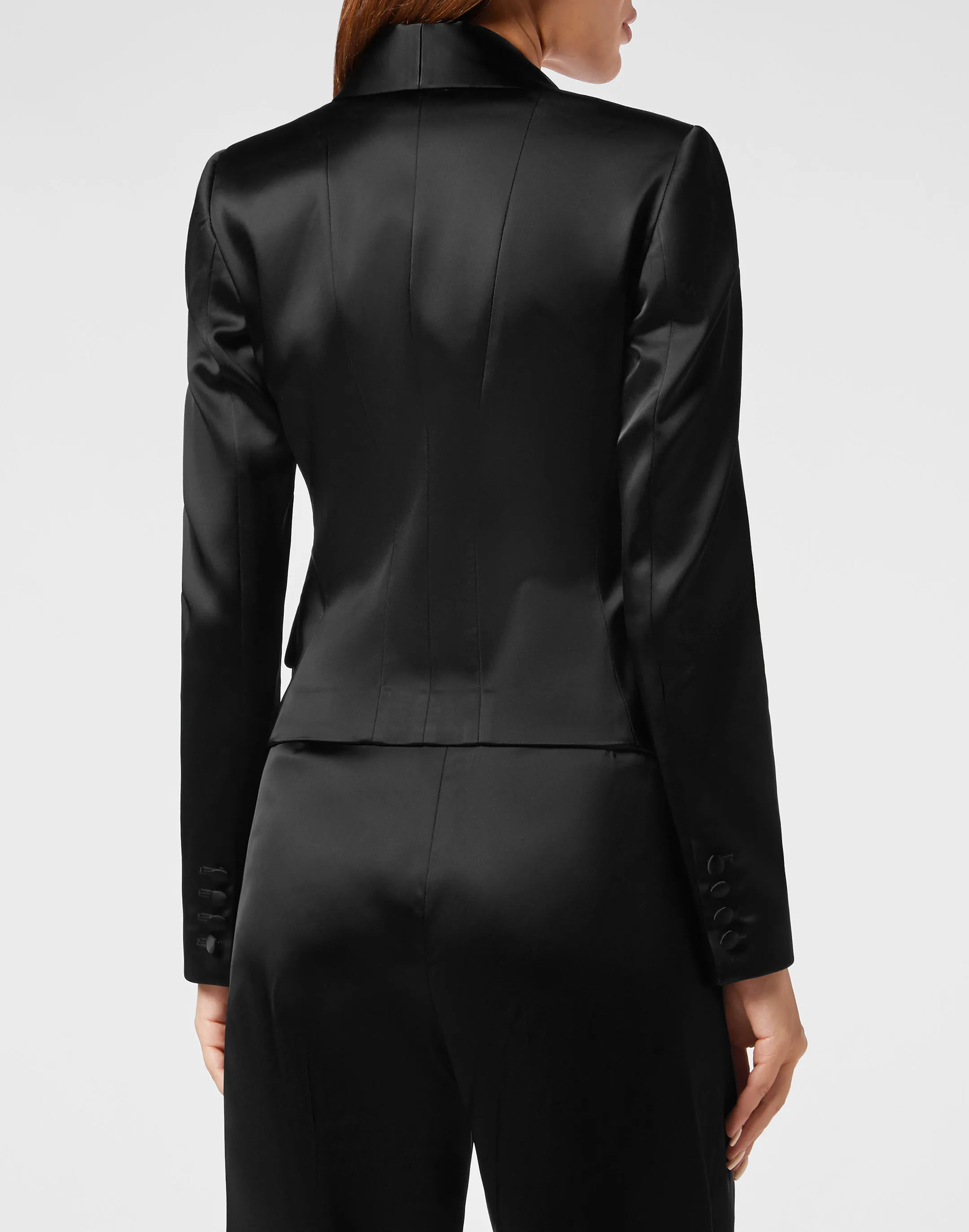 Satin Stretch Bolero Blazer Sartorial