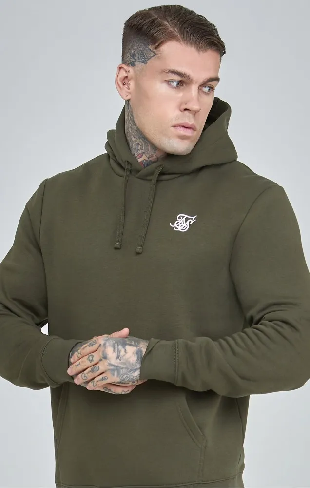 Sik Silk Khaki Essential Overhead Hoodie