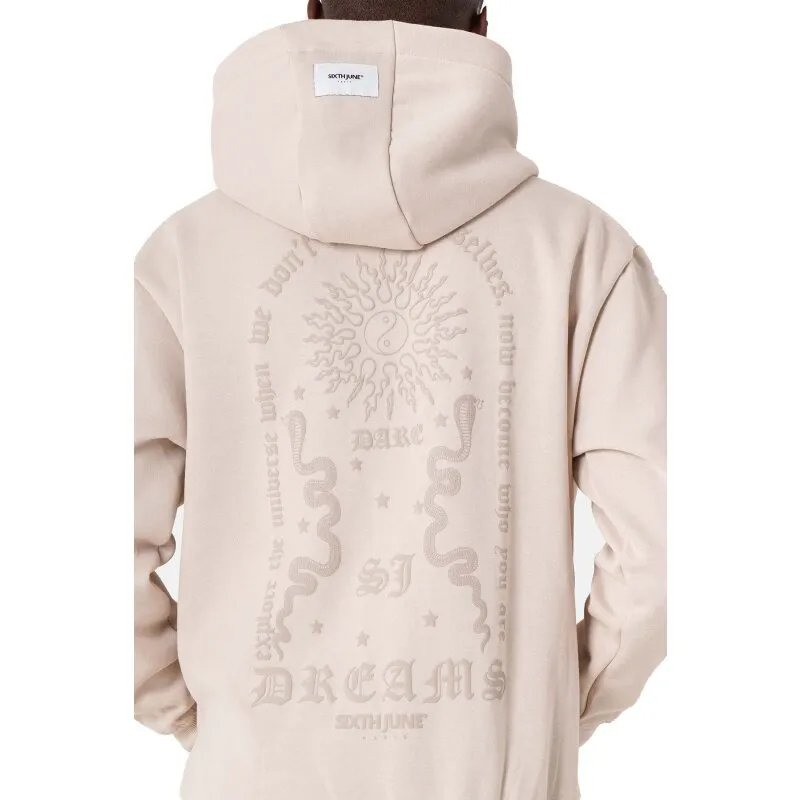 SIXTH JUNE Herren Hoodie Dreams beige