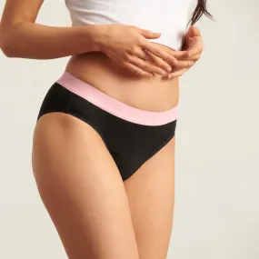 Slip Classic schwarz-rosa