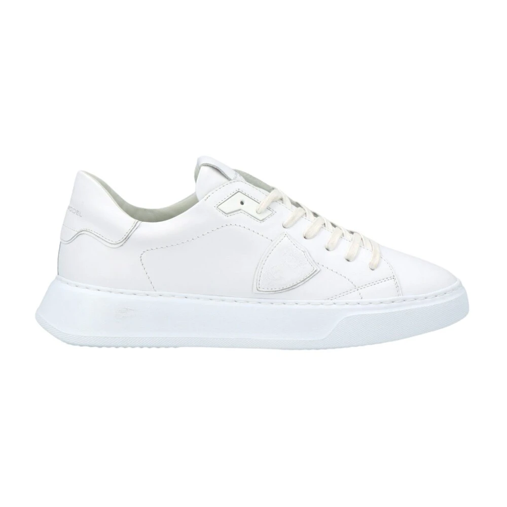 Weiße Tempel Sneakers